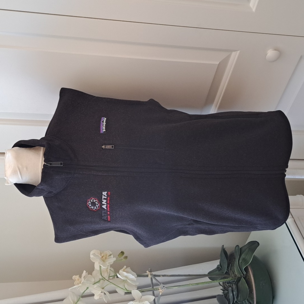 NWOT Patagonia Mens Better Sweater Vest Heather Black/Grey Fleece Lined SM